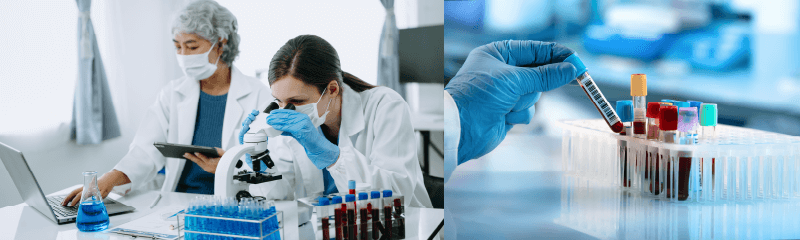Laboratoire et banque de sang