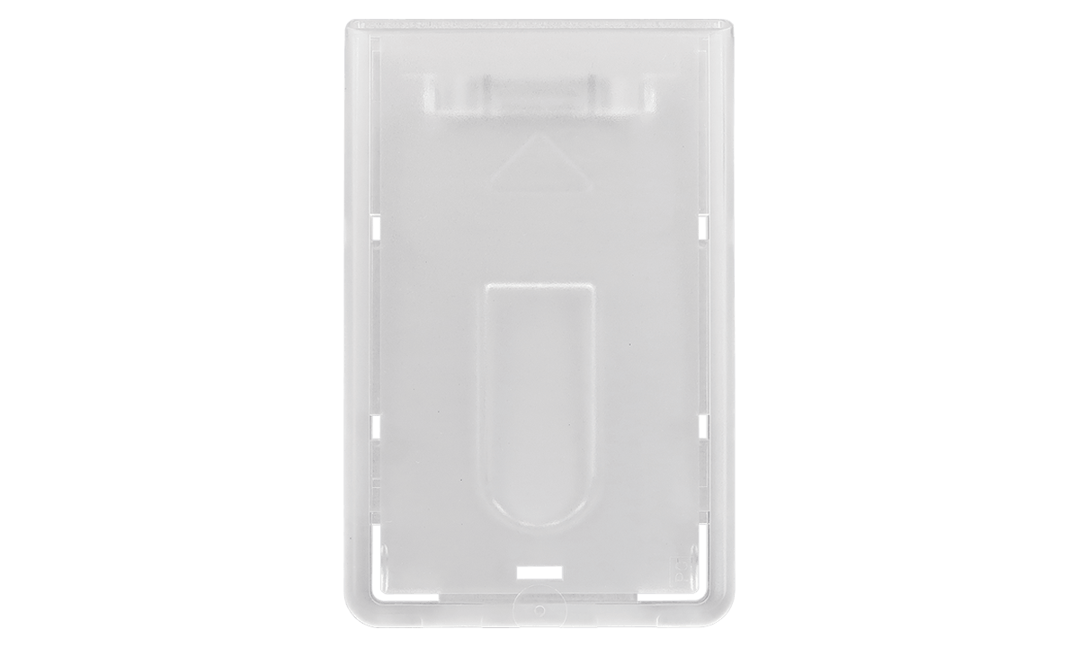 Porte-badge premium pour 1 carte, avec encoche d’extraction pour le pouce