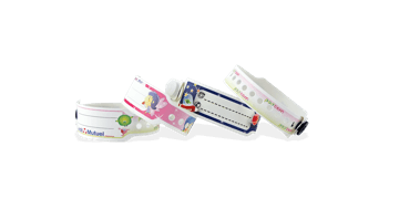Bracelets en plastique personnalisés pour les enfants, 19 mm, impression en couleurs
